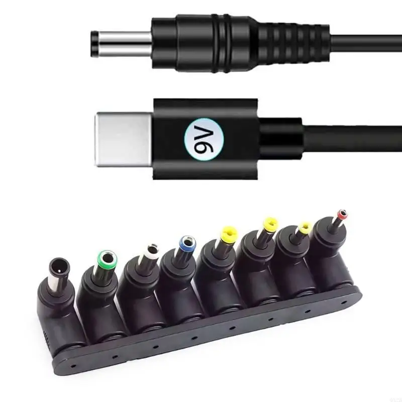 Cable adaptador alimentación DC5521 100 5V-20V para enrutadores computadoras portátiles y más