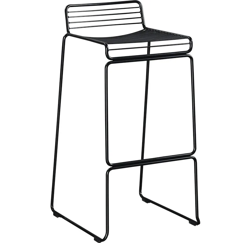 

Bar chair Modern simple home Nordic fashion light luxury chair High foot personalized white ins bar leisure chairs