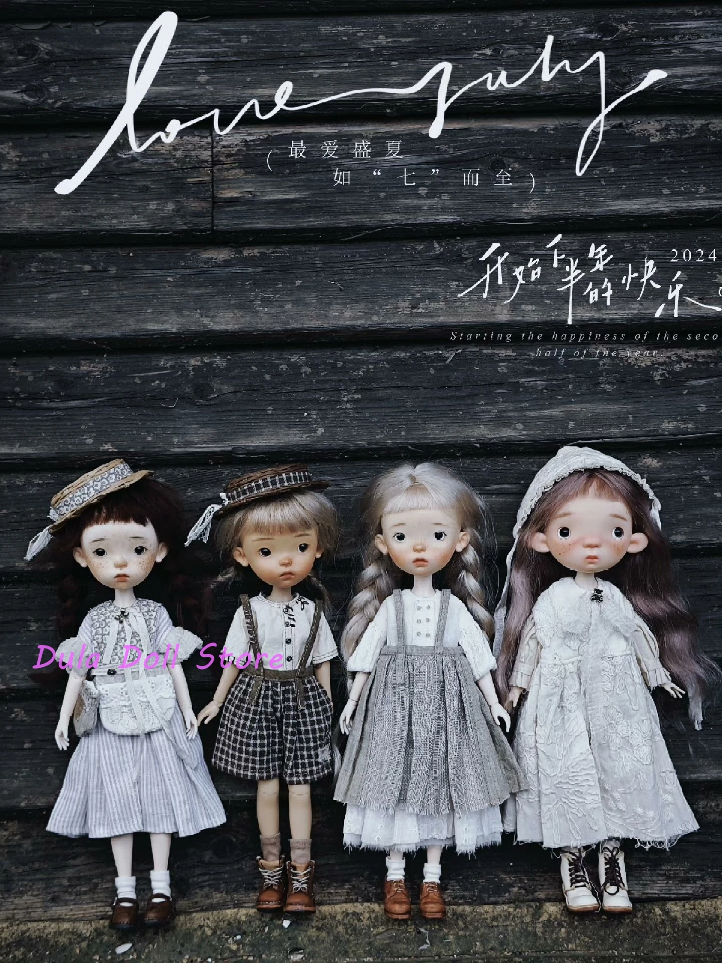 

Dula Doll Clothes Dress Little Forest. Spring and summer overalls, aprons, hats skirt Blythe ob24 Azone Licca Bjd Doll