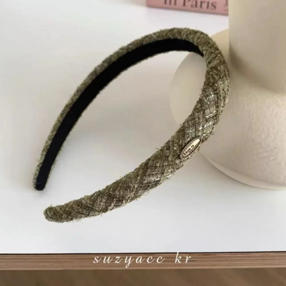 New  Elegant Bezel Retro Women Headband Girls Hair Bands Hairband Hoop for Wedding Party Holiday Korean Hair Accessori