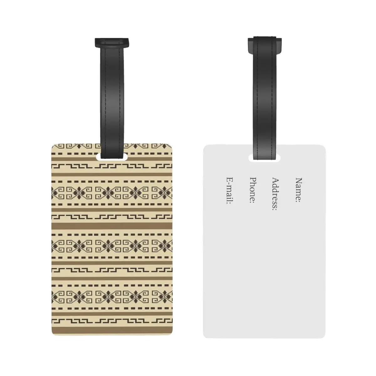 The Dude's Cardigan Pattern The Big Lebowski Luggage Tags Suitcase Travel Baggage Boarding Tag Portable Label Holder ID Name