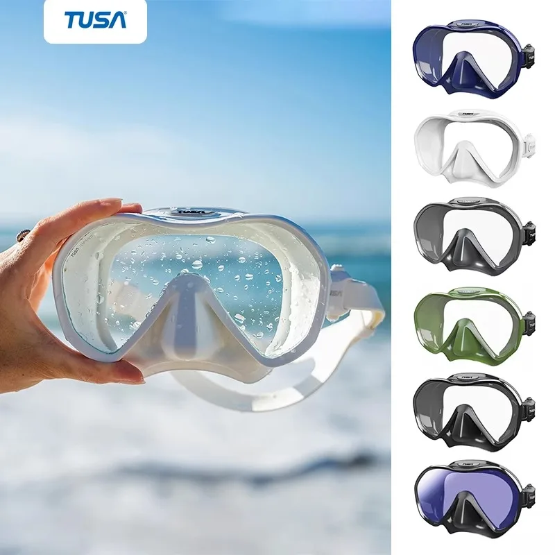 TUSA M1010 diving goggles scuba diving mask female model small face wide field of view low volume new UV420