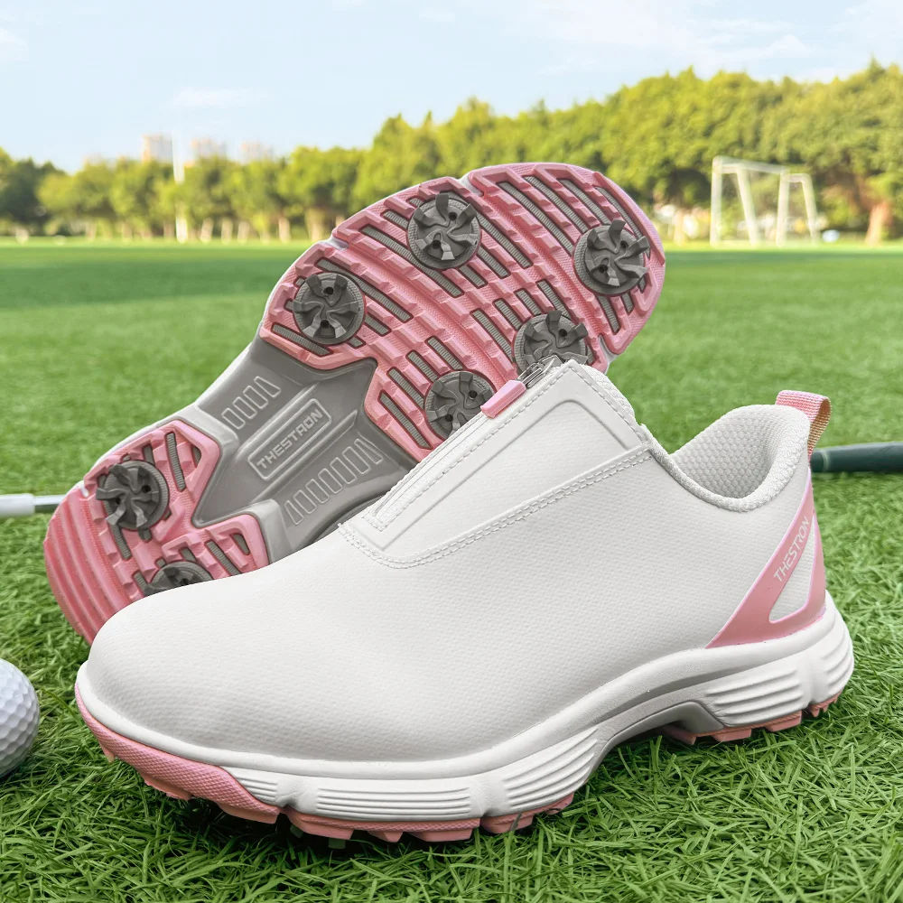 New  Women'S Golf Shoes spikes Professional Non Slip Big Size 36-43 Outdoor Golf Sport Training Shoes for Women