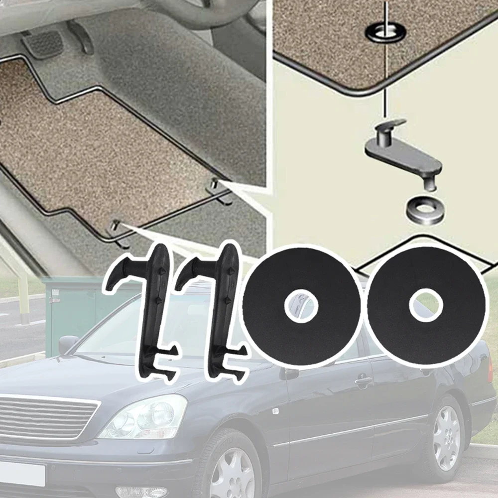 سيارة الكلمة حصيرة كليب السجاد التجنيب ماسِك للجوّال تحديد المشبك السنانير اكسسوارات لكزس LS430 2001 2002 2003 - 2005 LS600h LS460 #1