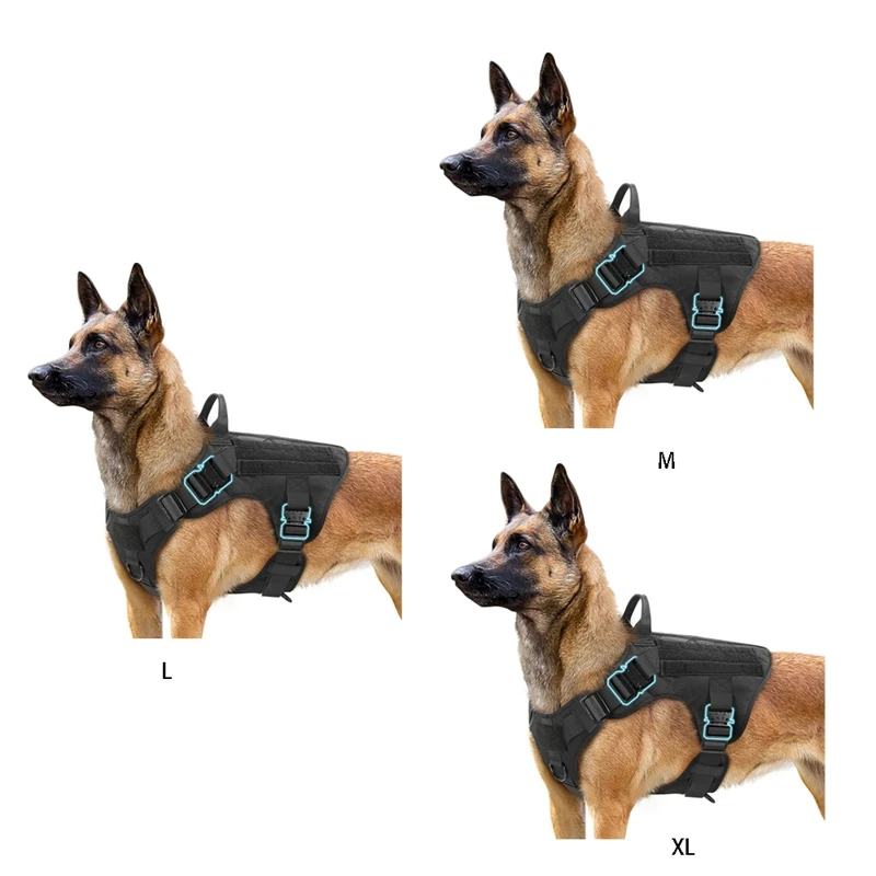 Pet Vest, Dog Leash Vest, Pet Clothing Outdoor Dog Vest Solid Color Vest With Handles For Large Dogs