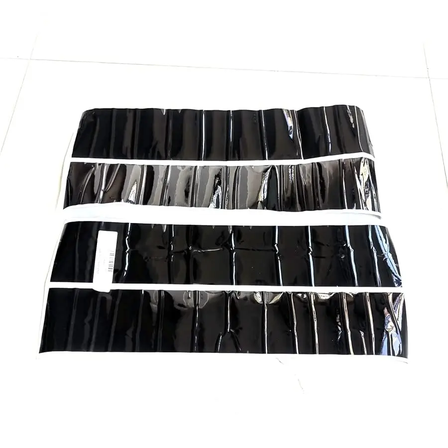 

4x Car Hood Fender Decal Stickers Black Stripes Trim Universal Auto Accessories