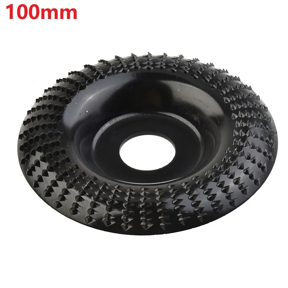 4inch Curved Grinding Disc Woodworking Wood Shaping Wheel Grinder Wheel 22mm Arbor For Angle Grinders Wood Grinding Shaping Disk