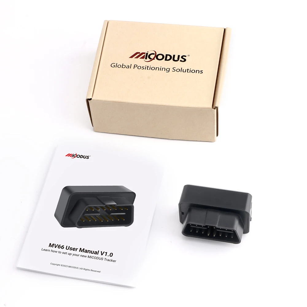 MiCODUS-rastreador GPS OBD MV66, Monitor de voz en tiempo real, Mini rastreador GPS para dispositivo de seguimiento de coche, alerta de movimiento y