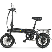 SAMEBIKE YINYU14 Electric Bike 350W 36V7.8Ah Battery Folding Off Road E-bike 14*1.95 \