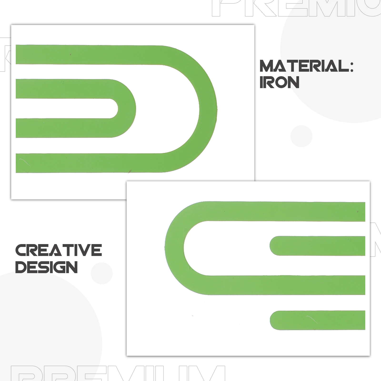 

5pcs Metal Paper Clips Creative Shaped Decorative Office Supplies File Document Clips Small For Notes Envelopes Records