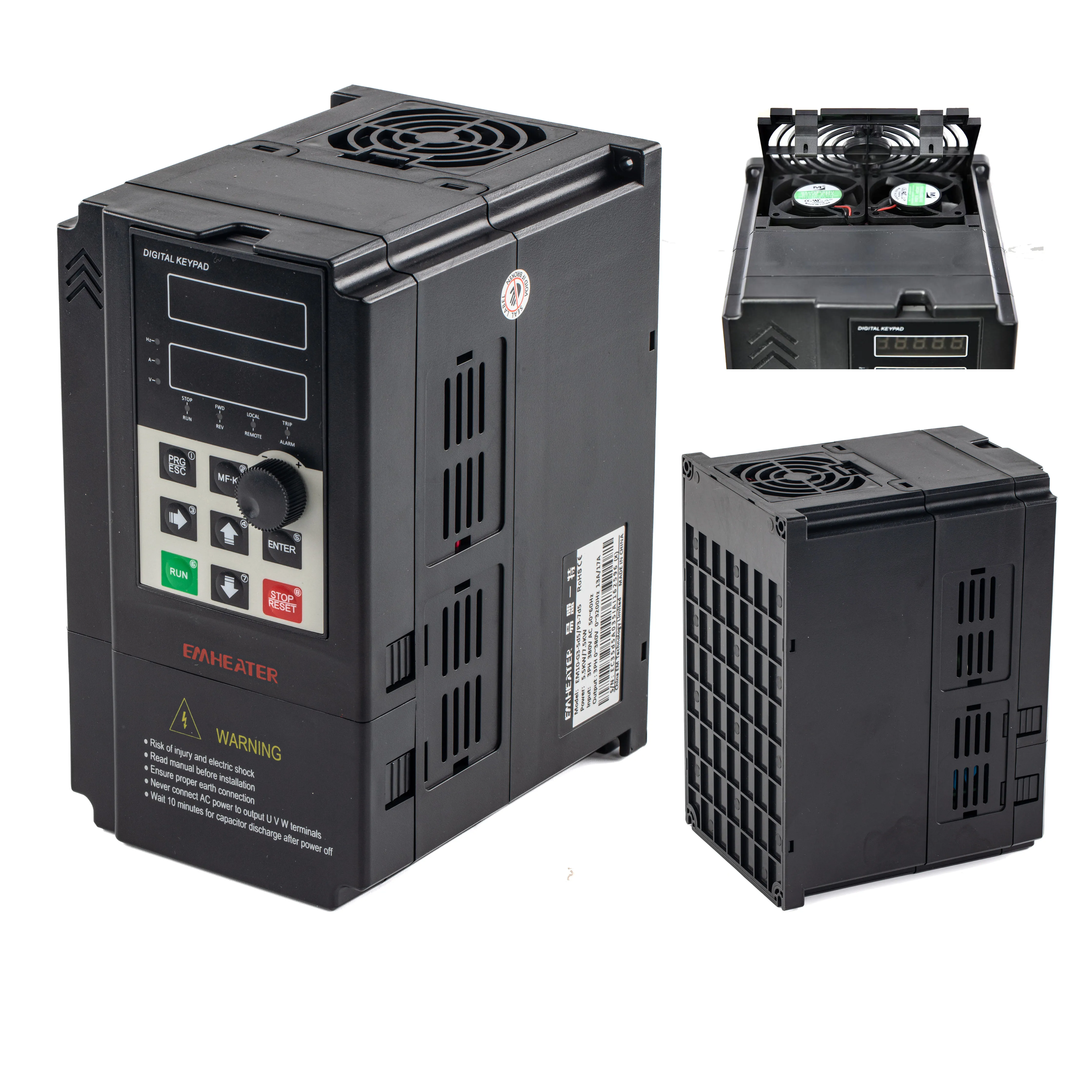 Convertitori inverter VFD a bassa potenza trifase 380 V CA 4 kW 5,5 kW a bassa potenza Azionamento a frequenza variabile