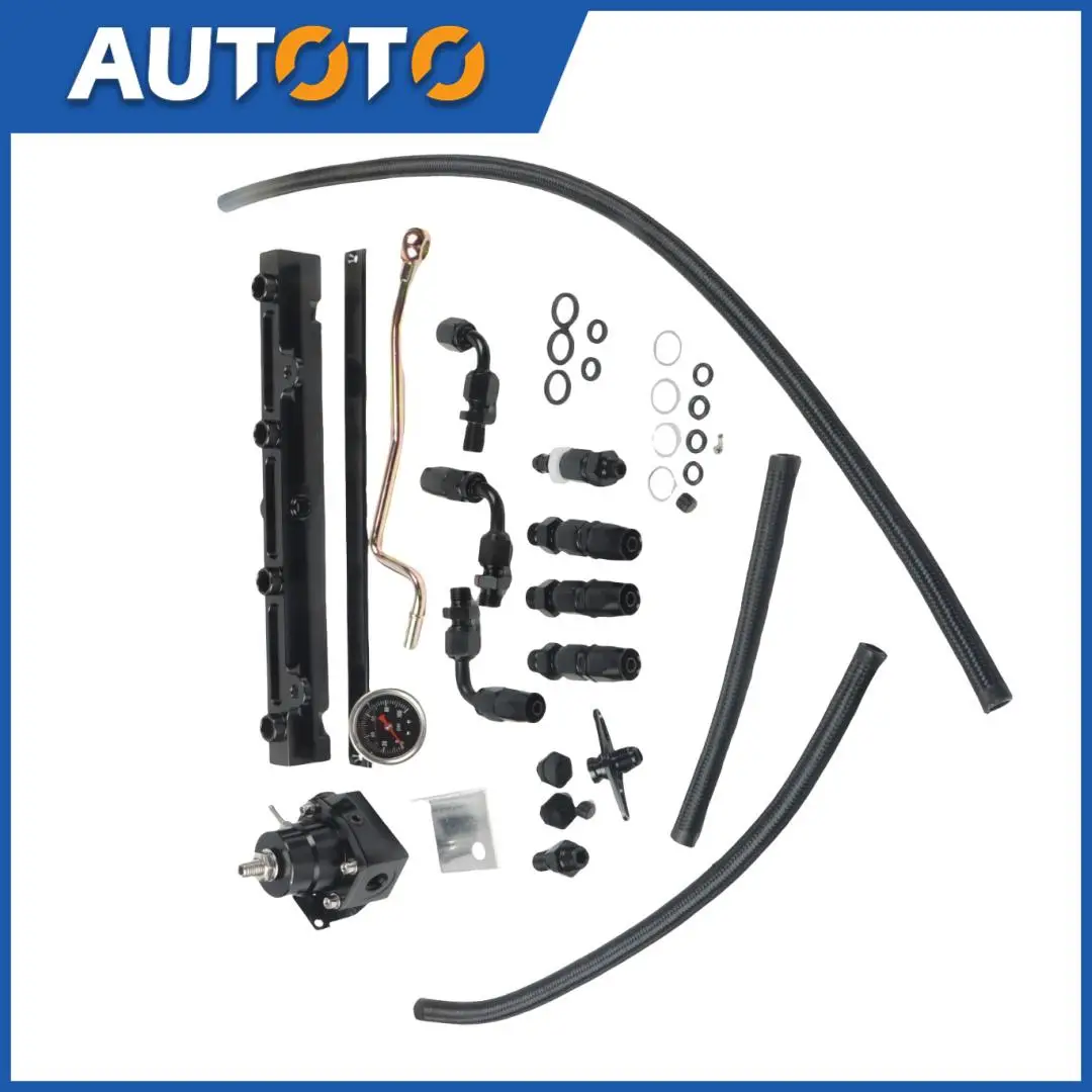 1set K Series Tucked K Swap Fuel Line System Kit Fit For K20 K24 DC2 EG EK Civic Integra AN6 1988-2001