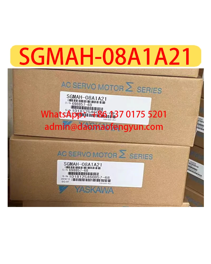 

SGMAH-08A1A21 Brand New Servo Motor SGMAH 08A1A21，Fast shipping