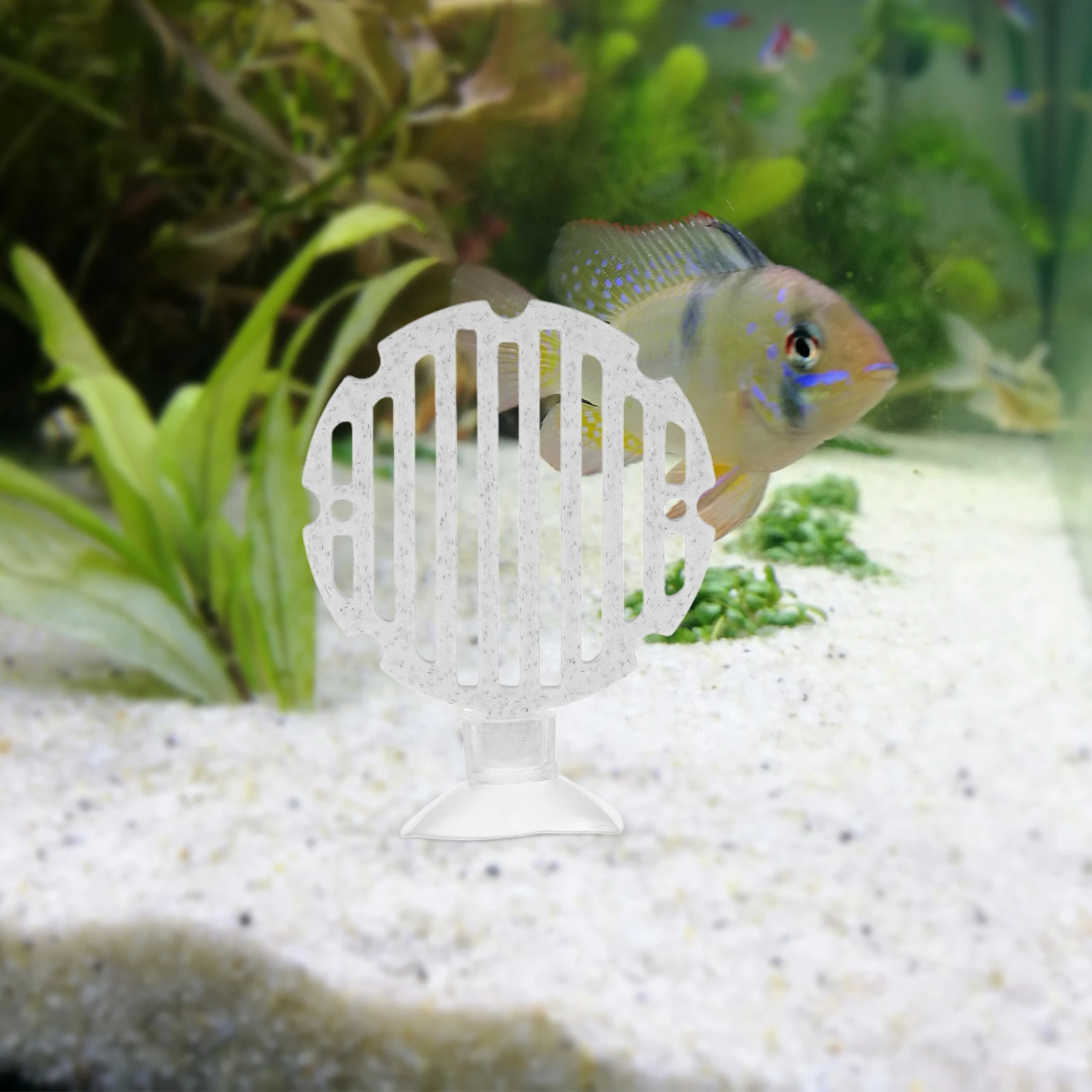 

Betta Fish Rest Bed 3D Printed Aquarium Ornament Comfortable Relaxing Pad Unique Design Easy to Clean Small Tank Decor