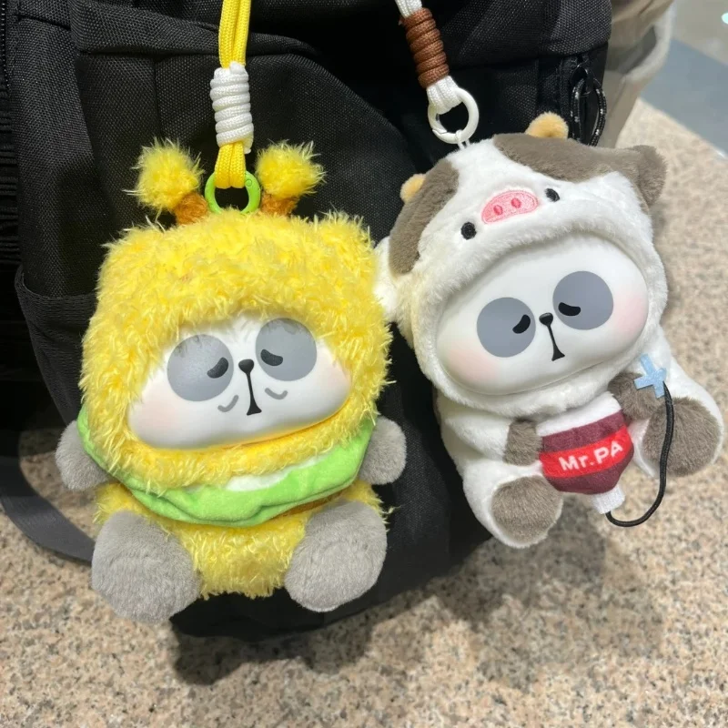 حقيقية Mr.Pa Animal Company سلسلة محدودة صندوق أعمى قلادة دمية لطيف الباندا تمثال صندوق غامض Kawaii لعبة مفاجأة هدية