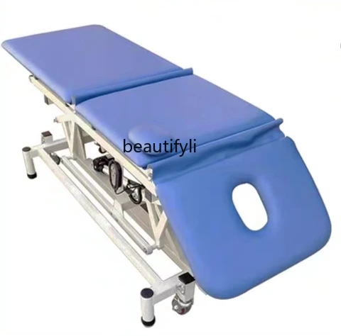 

Three-stage multi-body electric lift PT massage, massage, chiropractic, beauty and fitness rehabilitation equipment