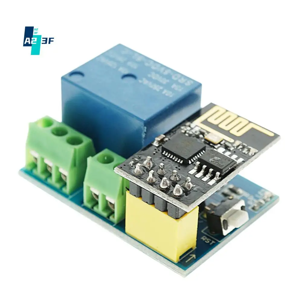 A23F-ESP8266 ESP-01S Modulo Relè WIFI Presa Intelligente Modulo WIFI Wireless ESP-01S
