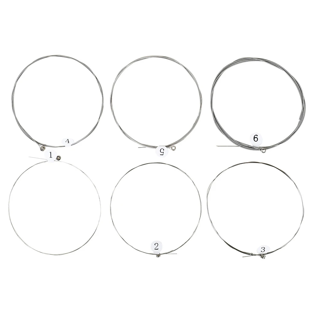 مجموعة أوتار الجيتار الكهربائي أوتار الجيتار من سبائك النيكل للاستخدام في ممارسة ملحقات الجيتار الكهربائي