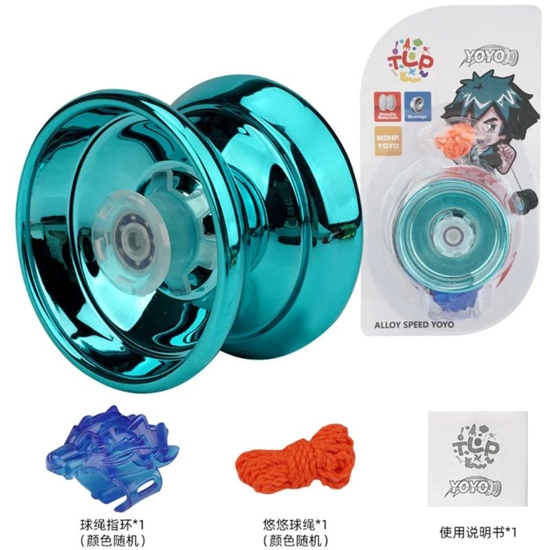 Yoyo Profesional Con Luz LED – YoYo De Plástico Iluminado En Azul Para Niños Y Adultos, Entrena Coordinación Y Motricidad