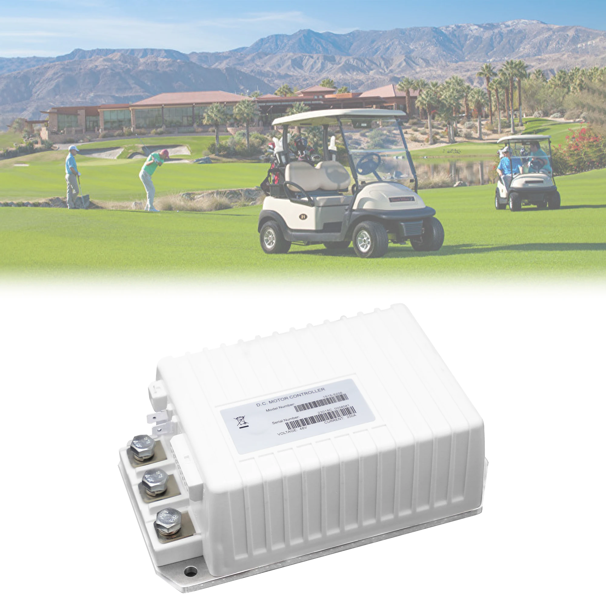 1515-5206 48V 250A Motor Controller 103982301 for Curtis Club Car Precedent Onward Tempo MCOR Throttle Golf Cart