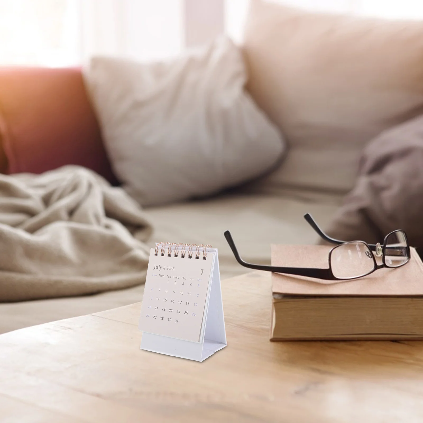 

Мини-настольный календарь 2026: компактный перекидной настольный календарь для домашнего офиса, школы, настольного планирования, органайзера расписания