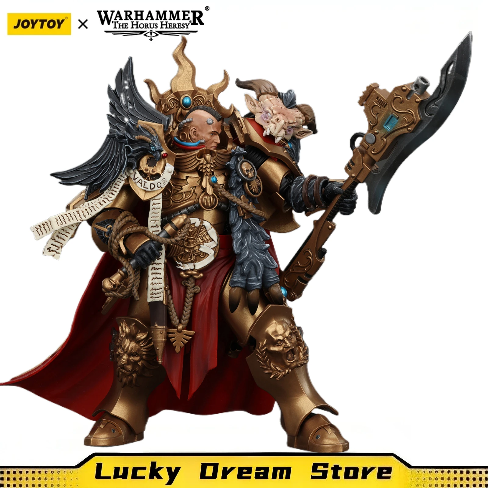 【JOYTOY】Warhammer 40K The Horus Heresy Legio Custodes Constantin Valdor Capitán-General de la Legio Custodes Toy