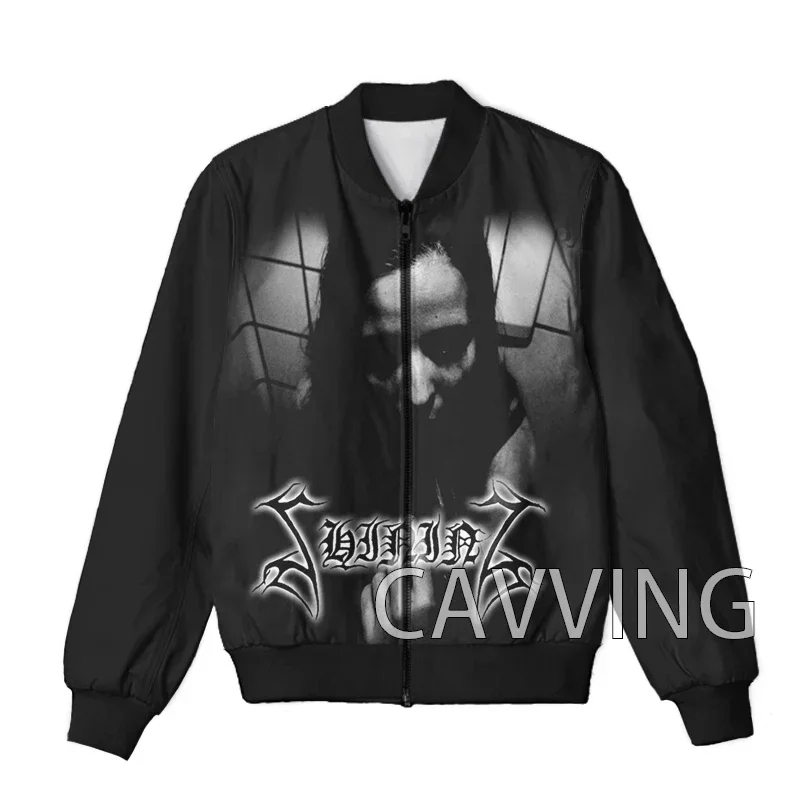 

CAVVING 3D Printed SHINING Rock Zipper Bomber Jackets Men Overcoat Mens Coat Zip Up Jackets for Women/Men