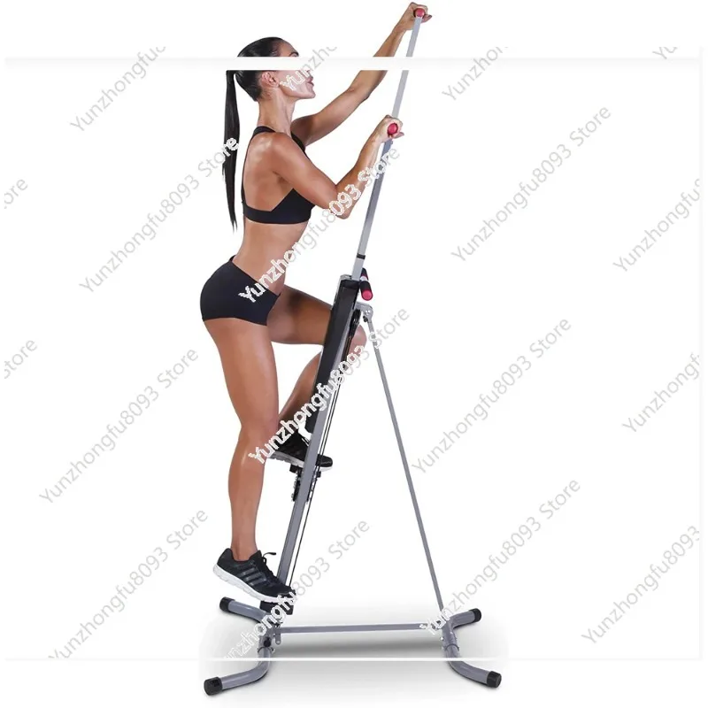 Vertical Climber Combines Resistance Training with LCD Display Universal Home Stepper Body Building Durable Exercise Climbing