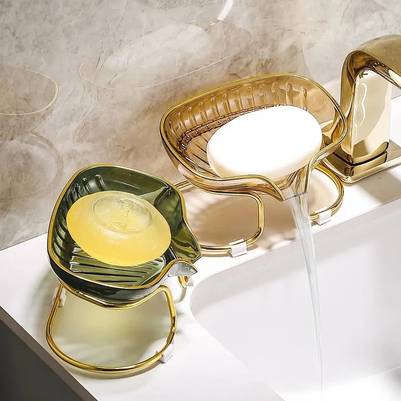 HORegina-Mallette de rangement avec vidange d'eau, lumière de vaisselle, support de douche de toilette de luxe, récipient en escalier, HOGadgets