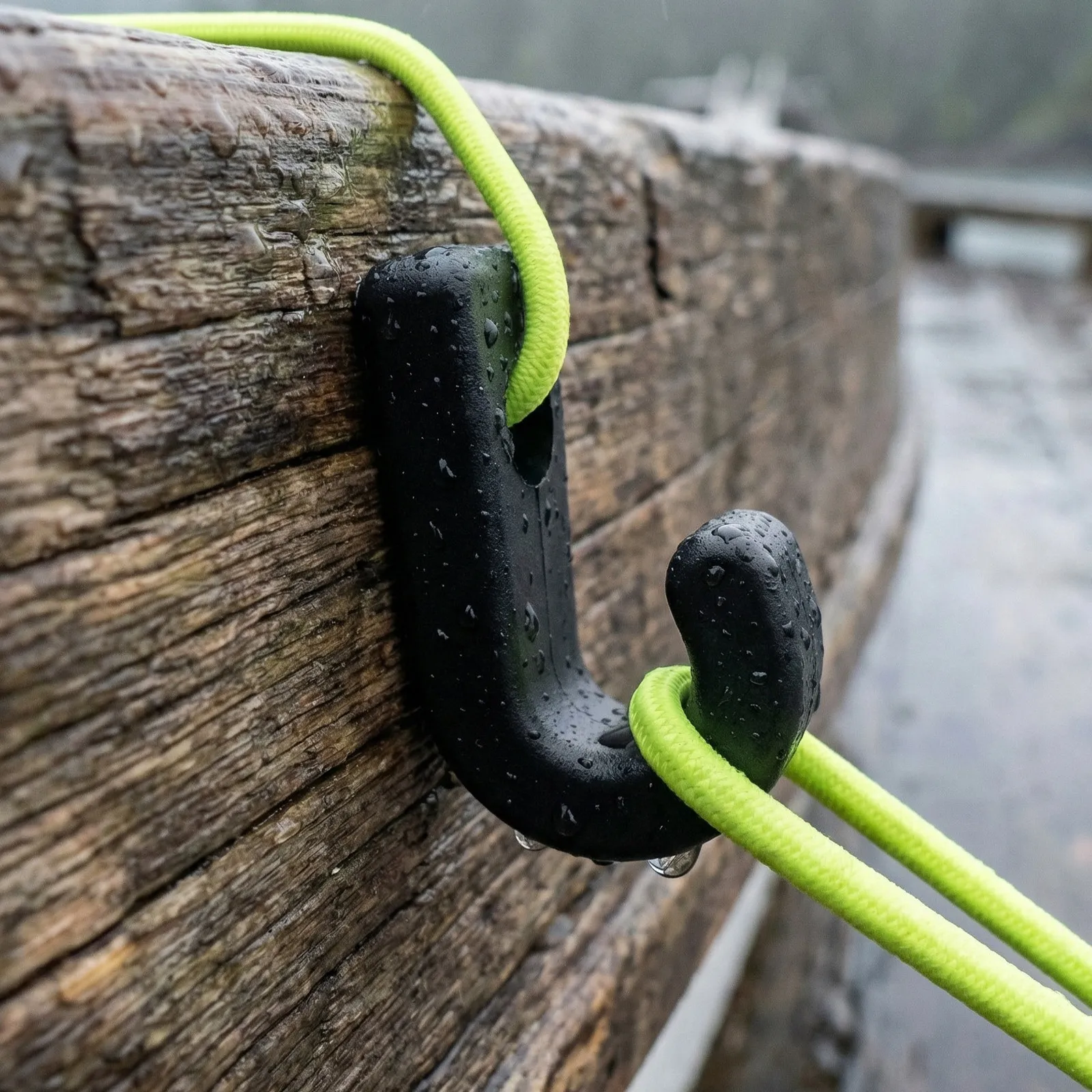 20Pcs Kayak Bungee J Hooks Lightweight Strong Nylon Lashing Hook for Boat Deck Rigging Canoe Storage Hooks Kayak Replacement