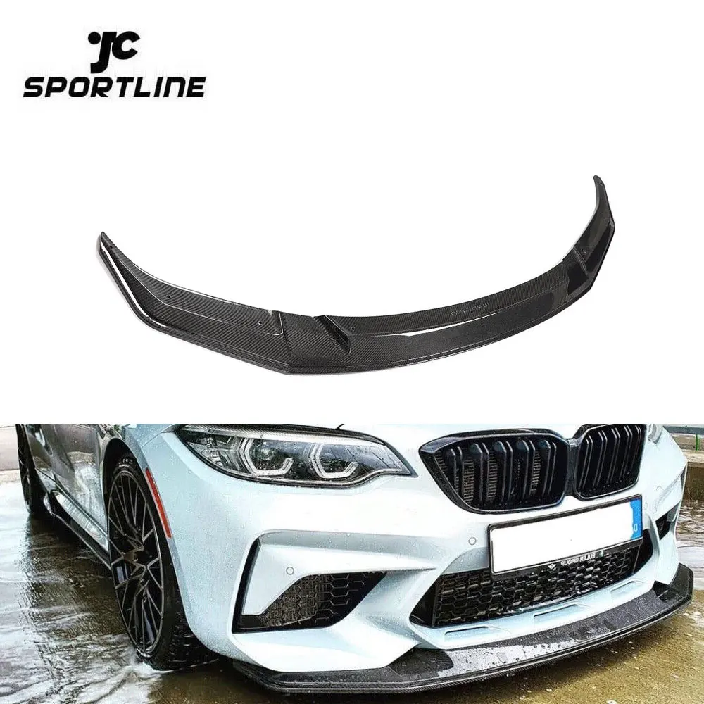 Carbon Fiber F87 M2C GTS Front Splitter For BMW M2 Competition 2019-2021