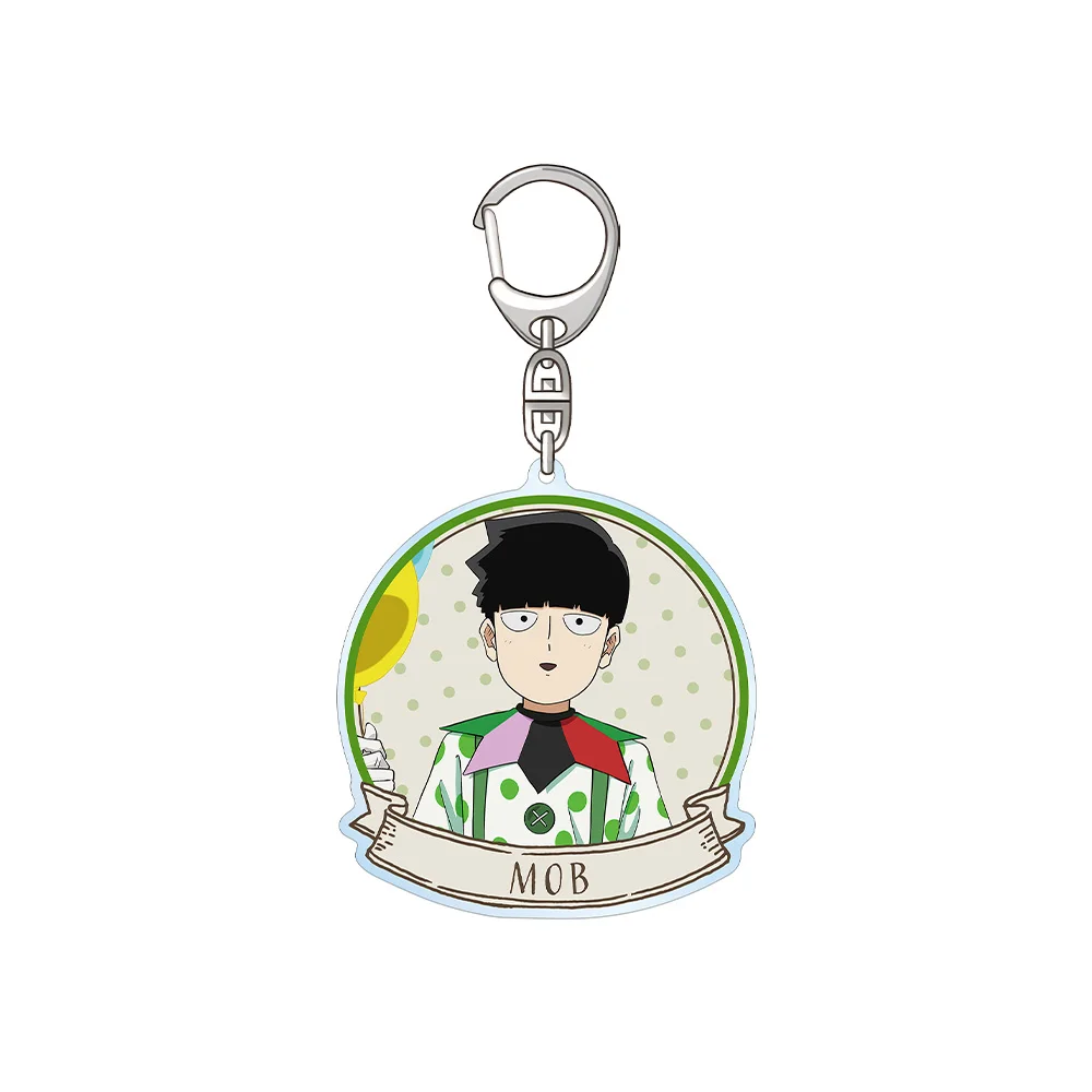 Mob Psycho 100 Mob Reigen Ritsu Teru Serizawa Official HD Acrylic Keychain Bag pendant anime goods keyring ornament Fans Gifts
