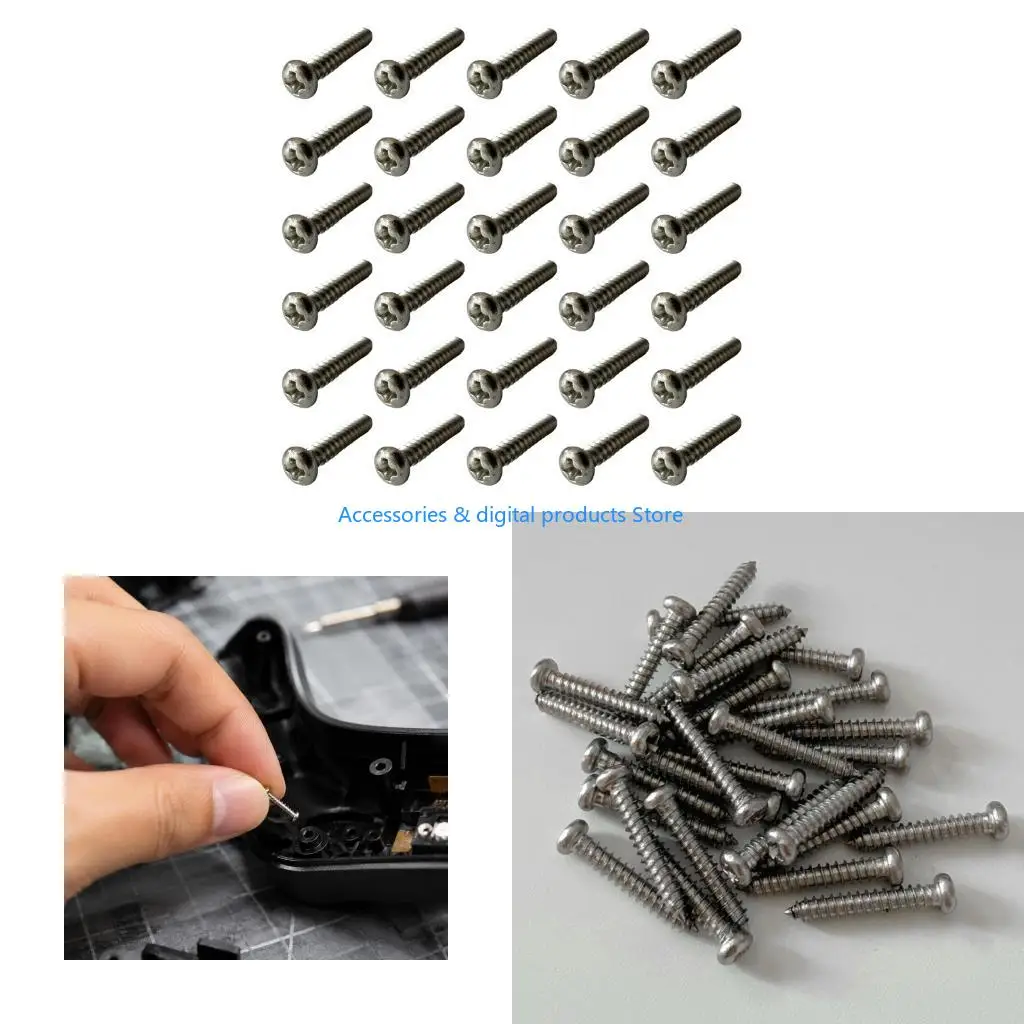 77JD Metal Gaming Device Case Fasteners for SCPH-102 Reassembly Work