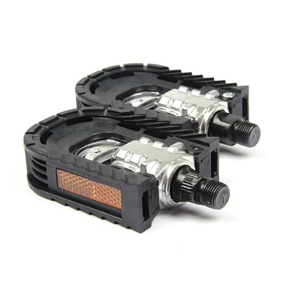 

Foldable Aluminum Alloy Mountain Bike Pedal Flat Platform Pedals Non Slip Waterproof Universal Pedal for Commuting