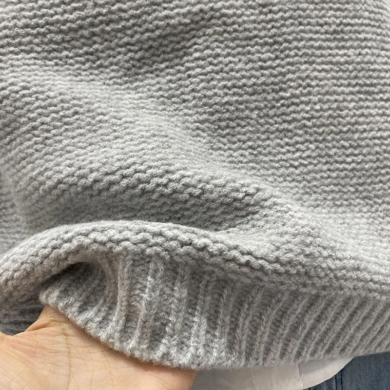 القوس الجوف خارج سترة سترة المرأة الخريف النسخة الكورية تنوعا محبوك معطف الحلو أكمام جولة الرقبة سترة فضفاضة أعلى