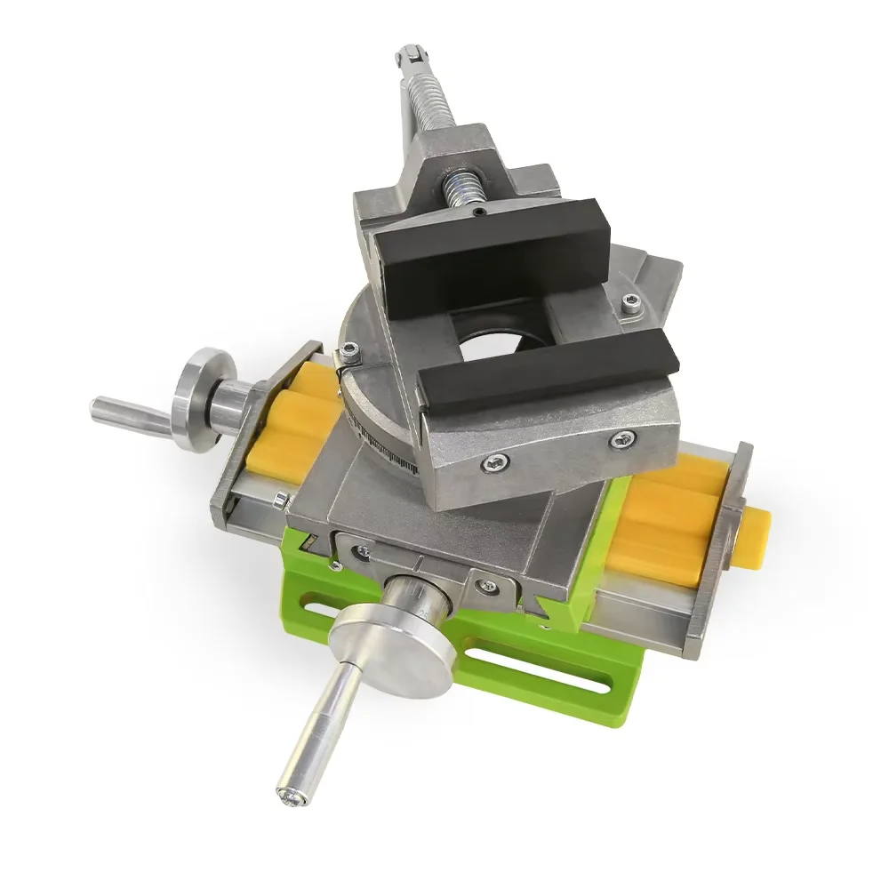 

ALLSOME 2 in 1 Milling Drilling Precision Vise Swivel Base Table Aluminium Alloy Compound Worktable