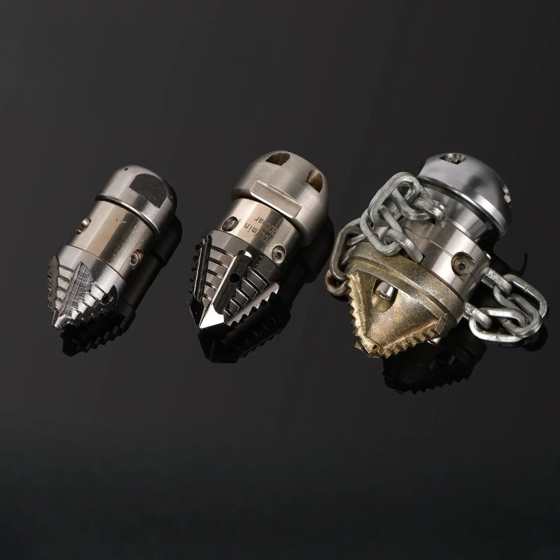1/2 1/4 3/8 Inch Pressure Washer Sewer Jetter Nozzle Pipe Cleaning Tool Stainless Steel Nozzle Hose Nozzle Flow Rate 40L/Min