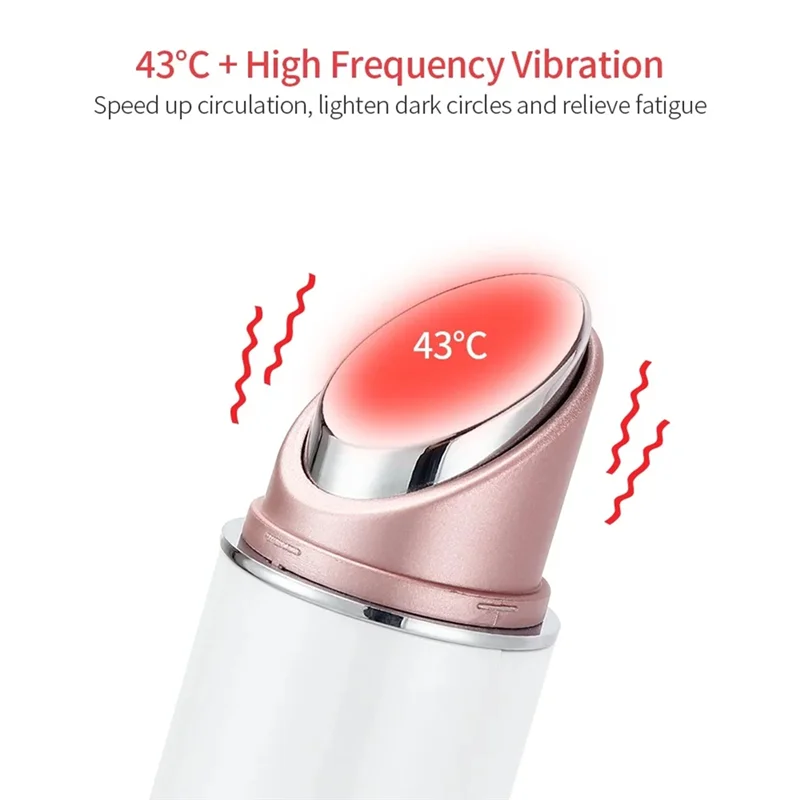 M14K-Mini EMS Eye Massager,  Heating Eye Lifting Massager Anti-Wrinkle LED Light Therapy Beauty Device