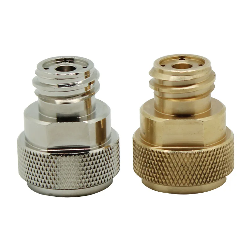 Quick Connection 3oz Air Compressor Co2 Cartridge Cylinder to Paintball Tank 21*4 Thread Adapter