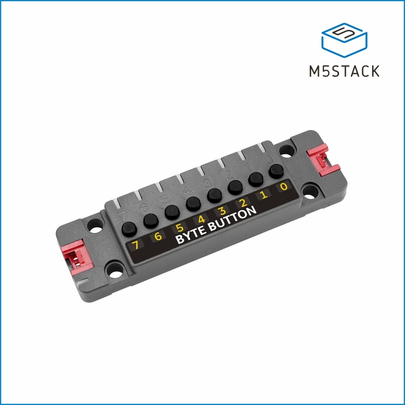 M5Stack Official Byte Button Unit wf 8x Buttons(STM32G031)