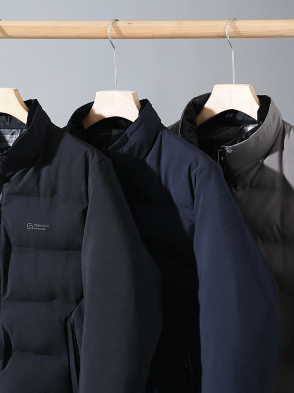 Outdoor Waterproof Thickened Casual Stand Collar Men's Winter Cotton Jacket Windproof Versatile Trendy Short Standard Fit