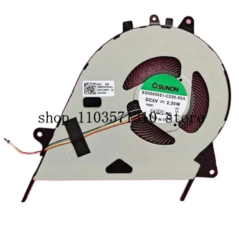 

New CPU Fan For ASUS VivoBook S14 S430 X430 S4300U S4300UA S4300UF EG50050S1-CD90-S9A DC5V 2.25W Radiator 13NB0J40T01111 JM