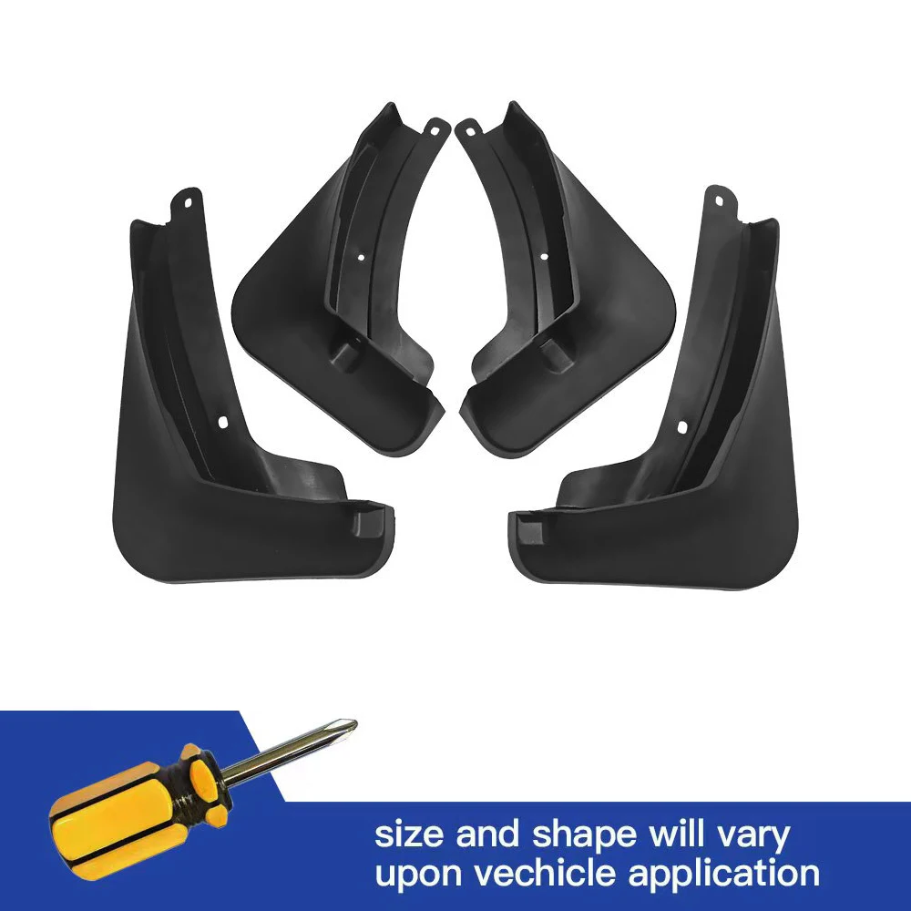 

4Pcs Front & Rear Mud Flaps Splash Guards Mudguards Black Fit For Buick Encore GX 2019 2020 2021