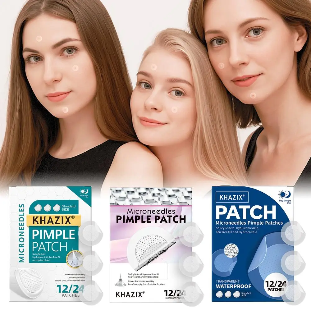 Micro Needle Pimple Patch Hydrocolloid Micropoint Pimple Patch For Acne Pimples Overnight, Invisible Acne Cover Patches SkinCare