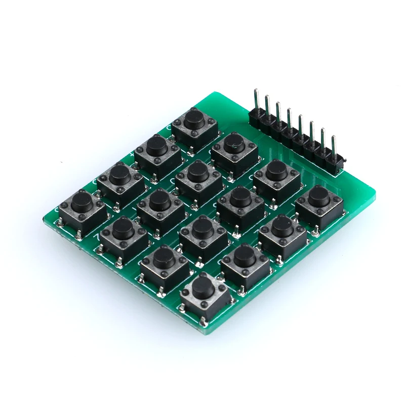 

TL-micro 4X4 Matrix Keyboard 16 Buttons Switch Module Single Chip Microcomputer External Expansion Keyboard Module