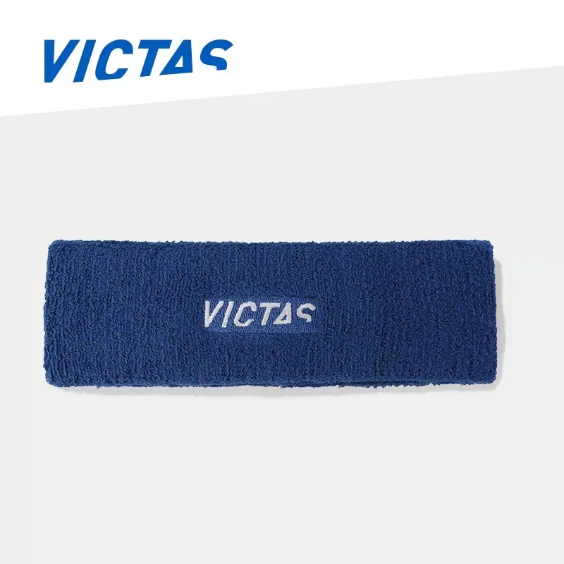 VICTAS أغطية الرأس الرياضية للنساء والرجال عصابة رأس ممتصة للعرق لتنس الطاولة مع شعار مطرز للرياضات الخارجية #2