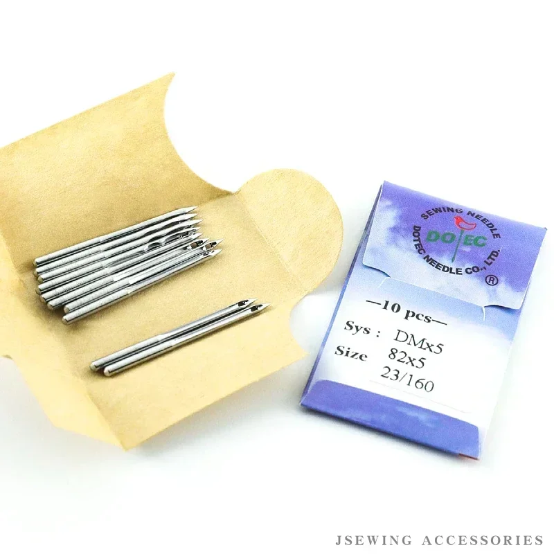 50 PCS DMX5 (Size 23/160) DOTEC Needles For Carpet Overedging Machine 82X5 K60
