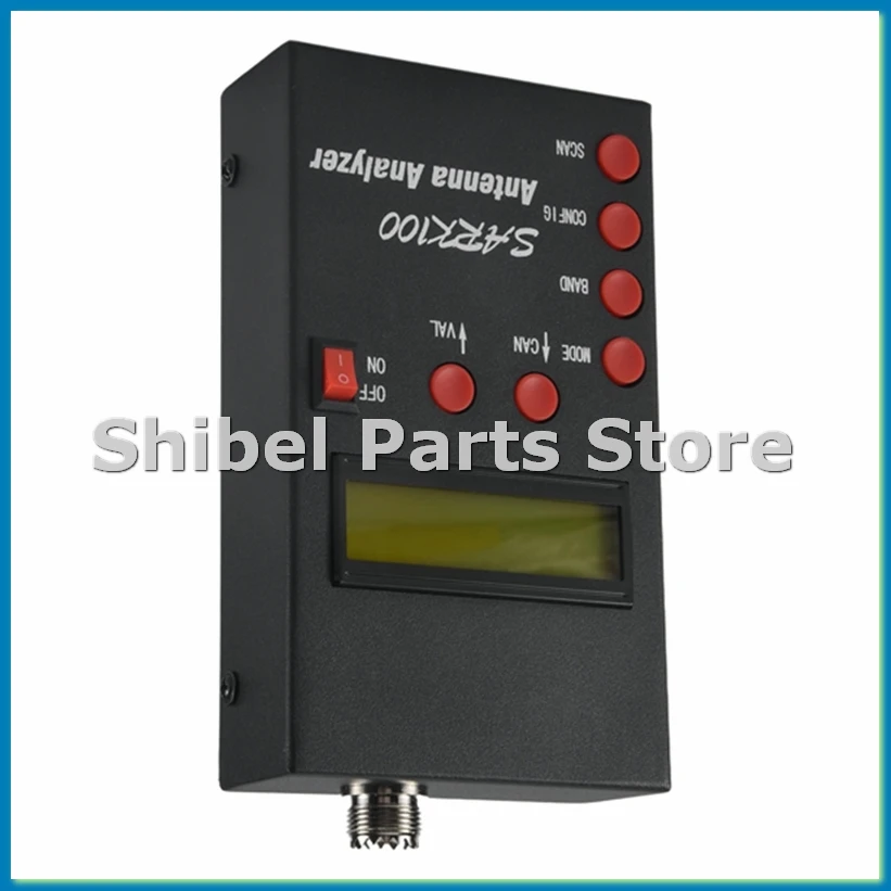 SARK100 Antenna Analyzer Meter 1-60MHz Shortwave SWR Antenna Analyzer with 1.0 to 9.99 SWR Usable Measurement Range-A09G