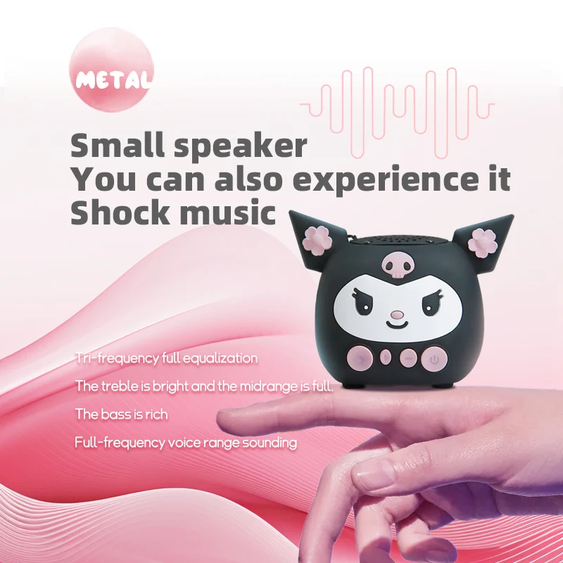 New Cool Mi Sound Cartoon Wireless Bluetooth Speaker Cute Mini Card Insertion Portable High Beauty Children's Gift Speaker