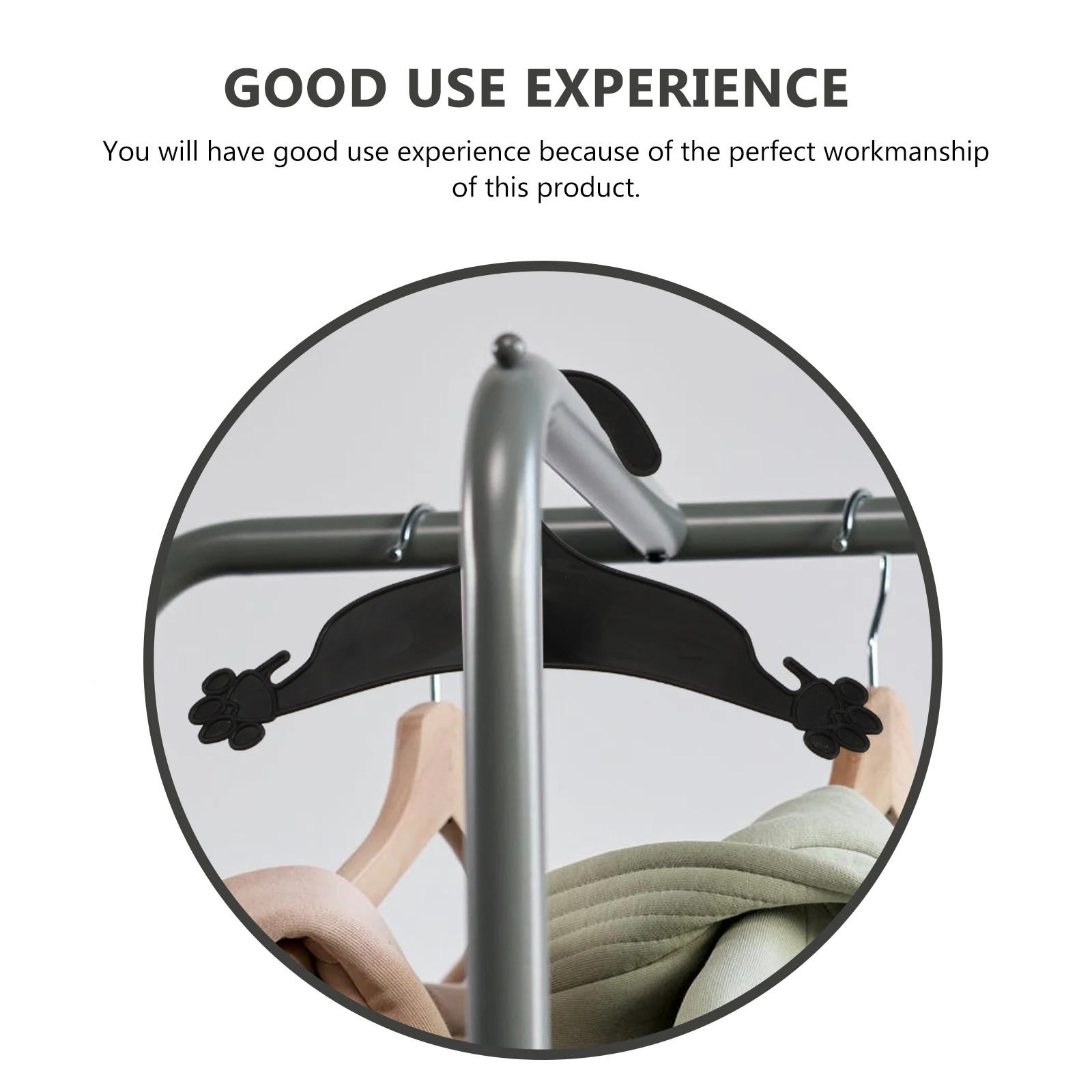 

10 Pcs Dog Claw Shape Hanger Lightweight Portable Pet Clothes Hanger For Indoor Outdoor Use Wardrobe Organizer Dog Accessories